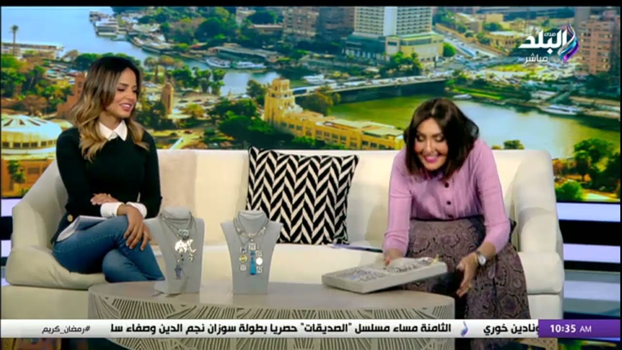 إكسسوارات رمضان مع العبايات والقفطان بلمسات المصممة سارة الموجي