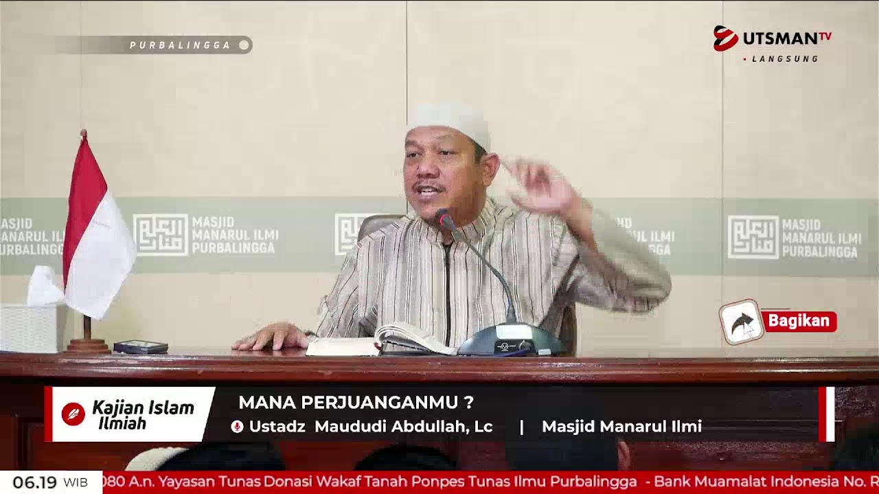 LIVE Tabligh Akbar | Mana Perjuanganmu ? - Ustadz  Maududi Abdullah, Lc
