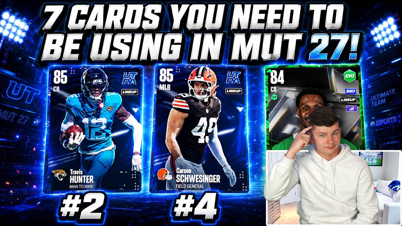 7 КАРТ, КОТОРЫЕ ТЕБЕ НУЖНЫ В MADDEN 27 ULTIMATE TEAM!