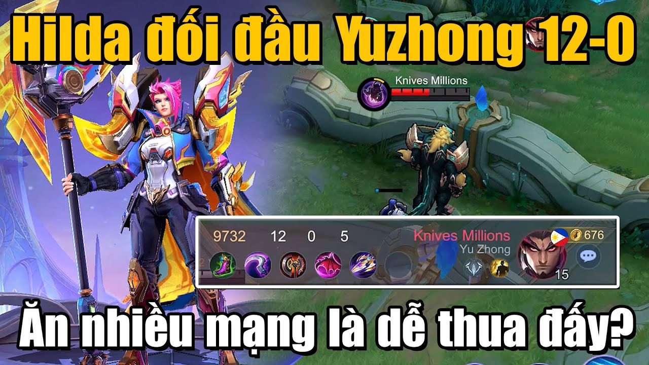 MLBB | HILDA STARLIGHT VS COMBO YUZHONG ANGELA 12-0: ĂN NHIỀU MẠNG LÀ DỄ THUA ĐẤY BẠN ƠI! | Tốp Mỡ