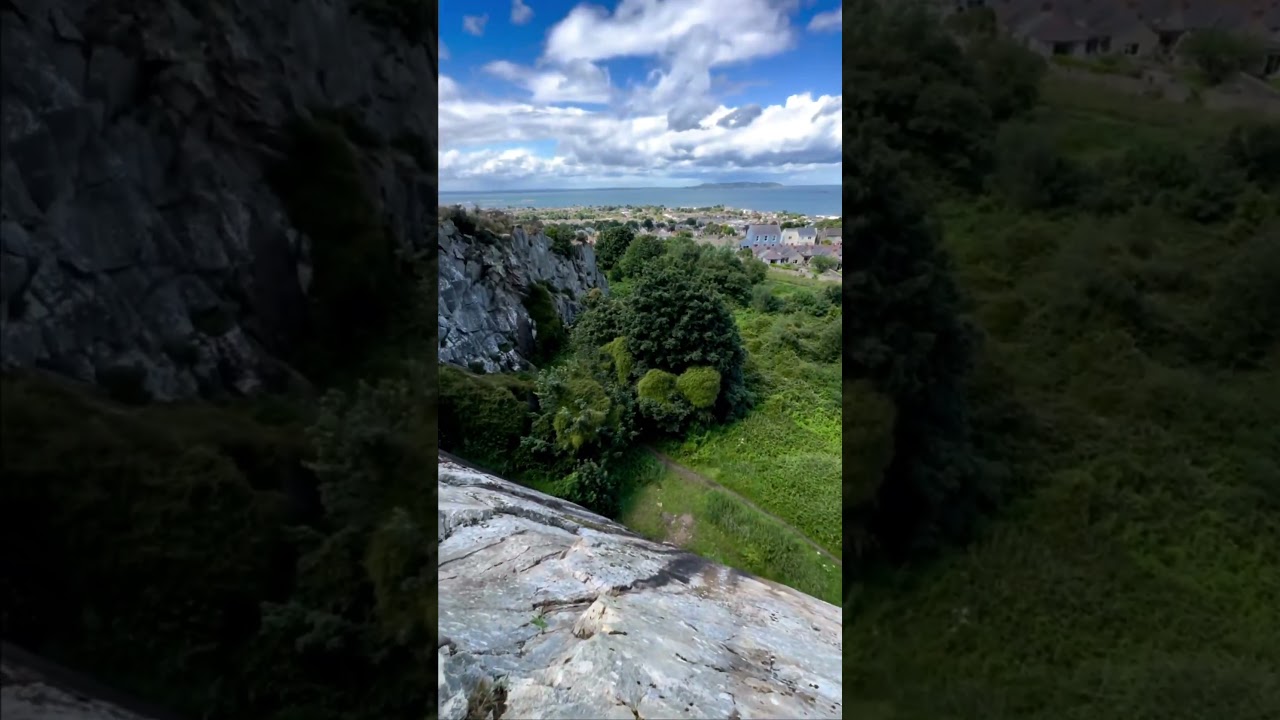I think this spot is a bit underrated, amazing views of Dublin! #travel #ireland #dublin #cliffs