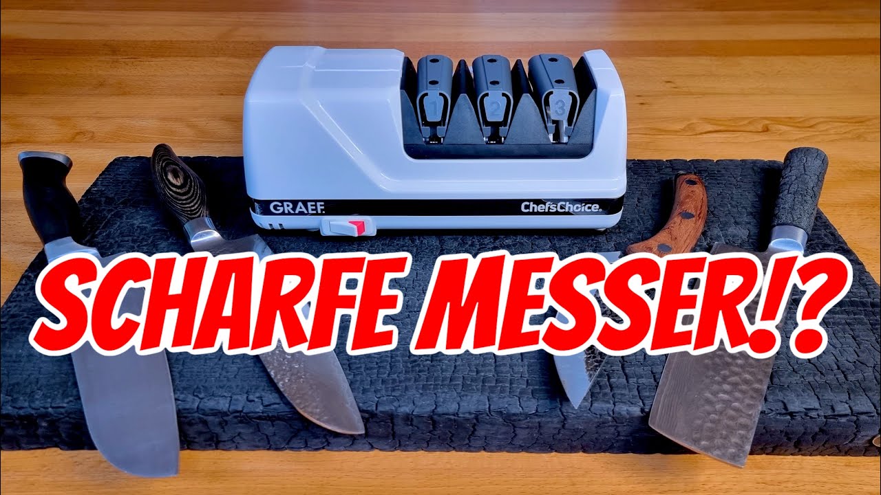 NIE WIDER STUMPFE MESSER ! | Graef Diamant-Messersch&auml;rfer CC 120 | Grill & Chill / BBQ & Lifestyle