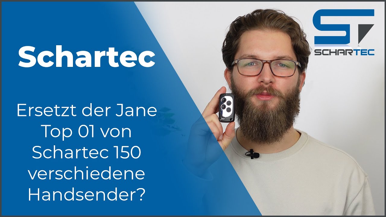 Ersatz für 150 verschiedene Handsender? | Jane Top 01 einlernen | Schartec
