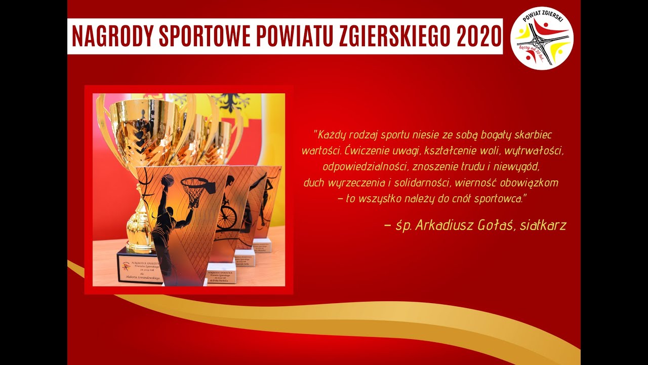 Powiat zgierski nagrodził najlepszych sportowc&oacute;w 🤼⛹️&zwj;♀️🚴🥋🏊&zwj;♀️🏆