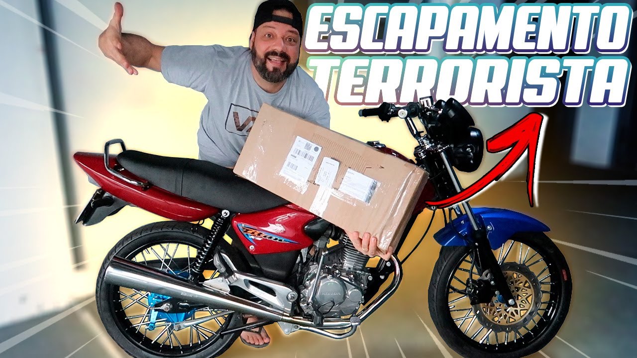 I BOUGHT A VERY TOP EXHAUST FOR MY TITAN KS 125 MOTORBIKE &lsaquo;&lsaquo; Maycon Arag&atilde;o &rsaquo;&rsaquo;