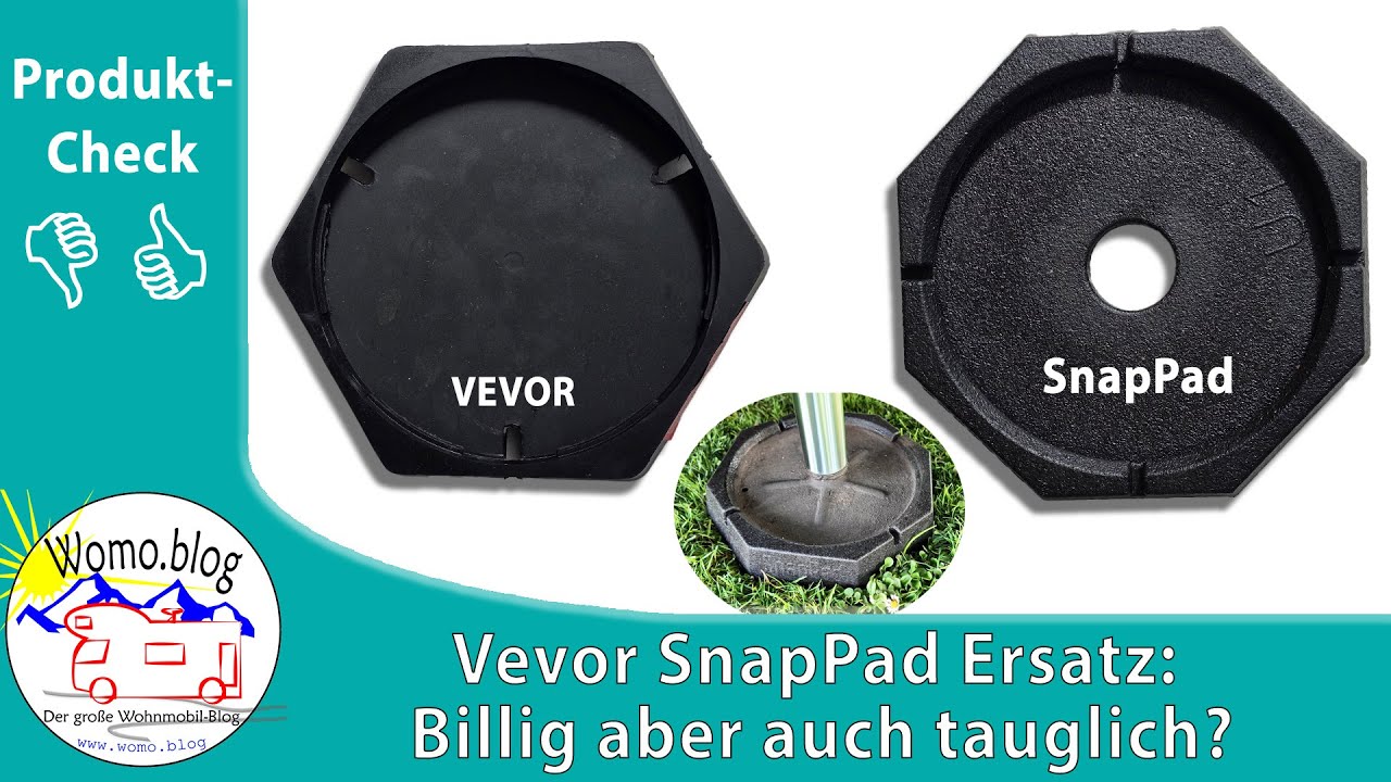 Hubstützen SnapPad Herausforderer Vevor - Taugt billig etwas?