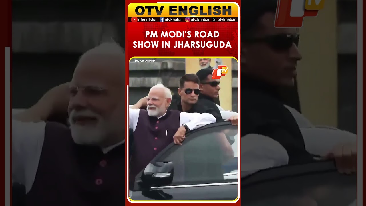 PM Narendra Modi Holds Roadshow In Jharsuguda | Odisha