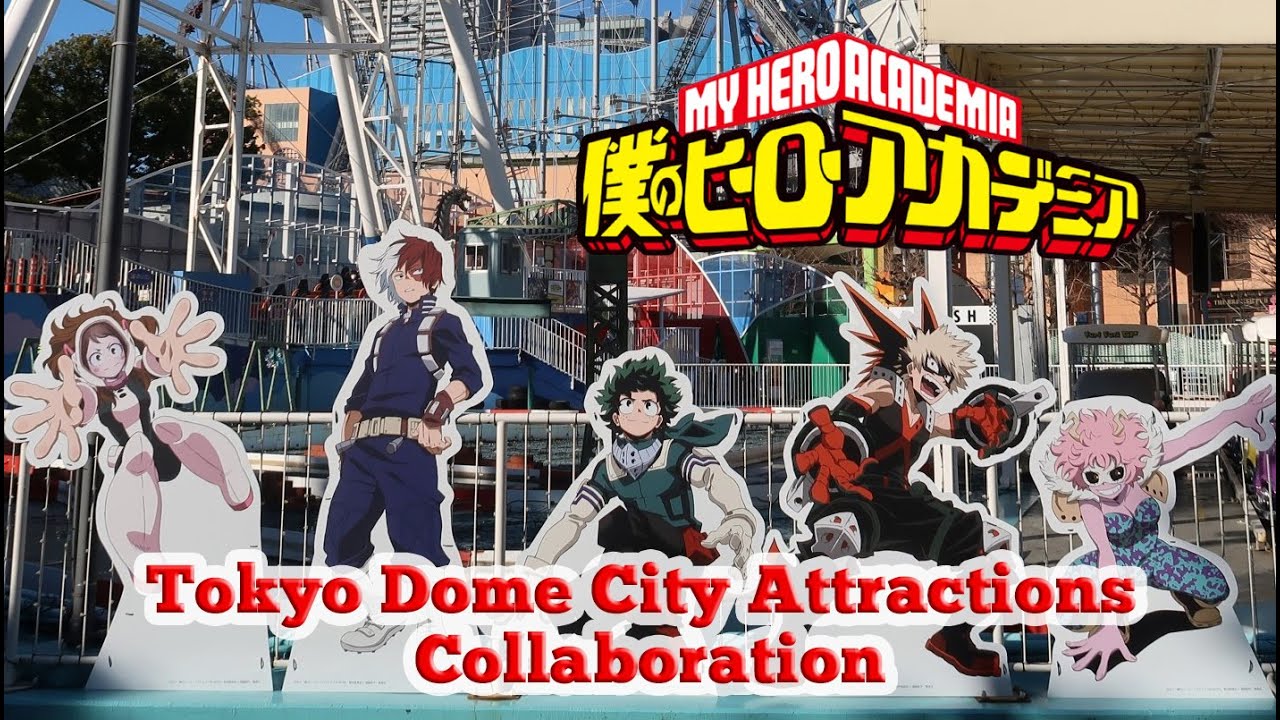 Boku no Hero Academia x Tokyo Dome City Attractions [僕のヒーローアカデミア コラボ] | #VLOG 3 pt.1#