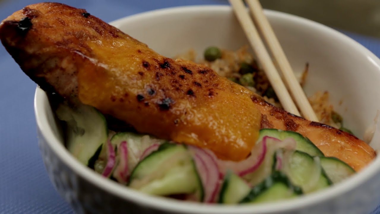 Salmon & Kimchi 'Donburi' Rice Bowl l Erwan Heussaff