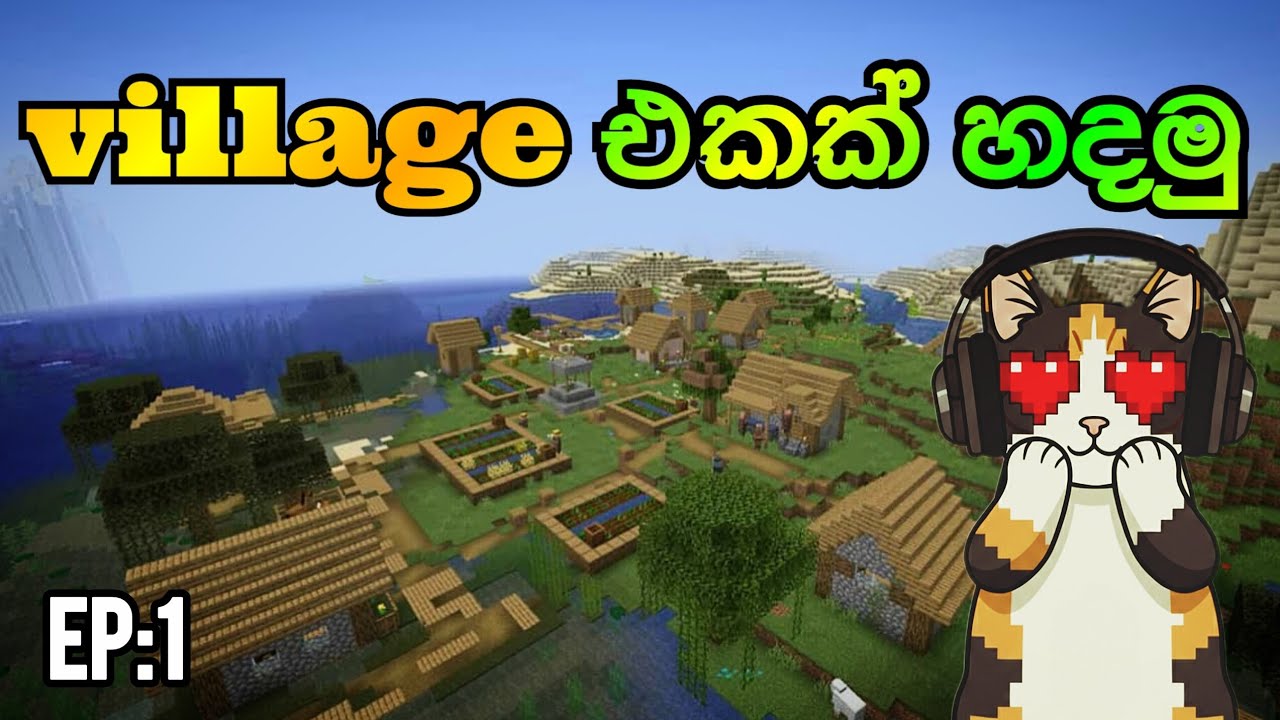 I made a village 😺 | Ep.1 | Cat zir 01