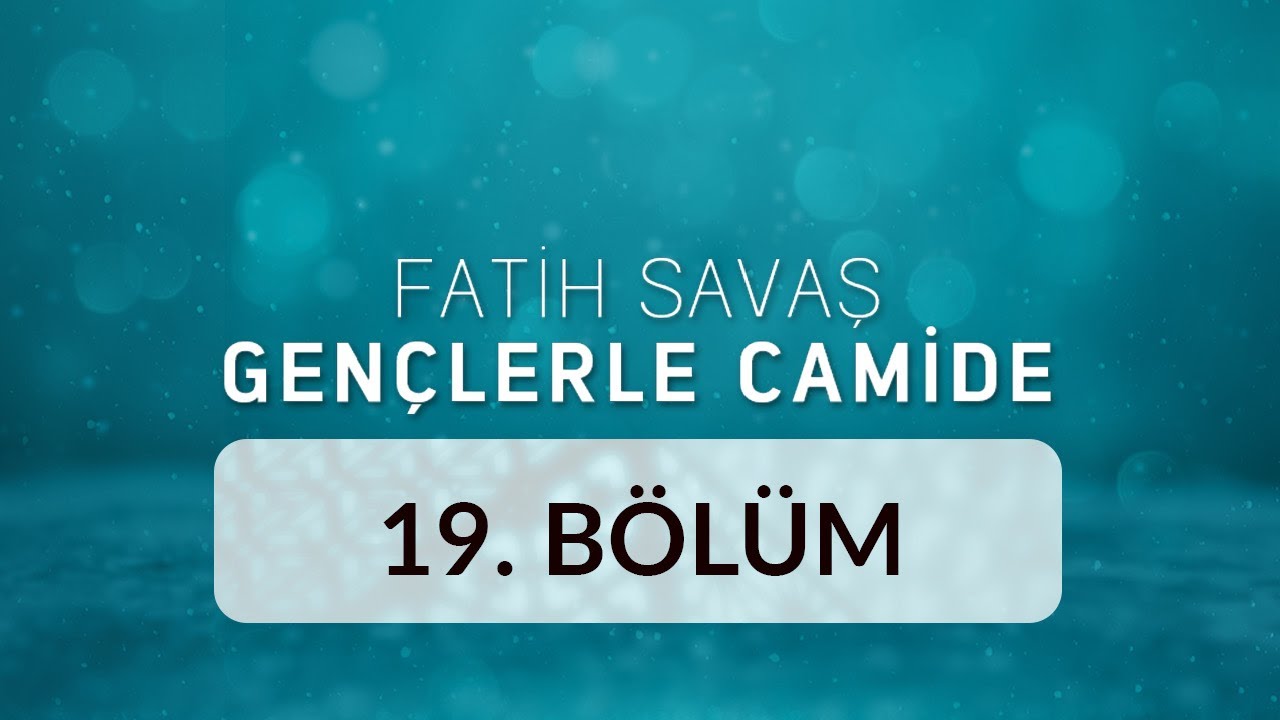 Ankara Hacı Bayram Veli Camii - Fatih Savaş Gençlerle Camide 19.Bölüm