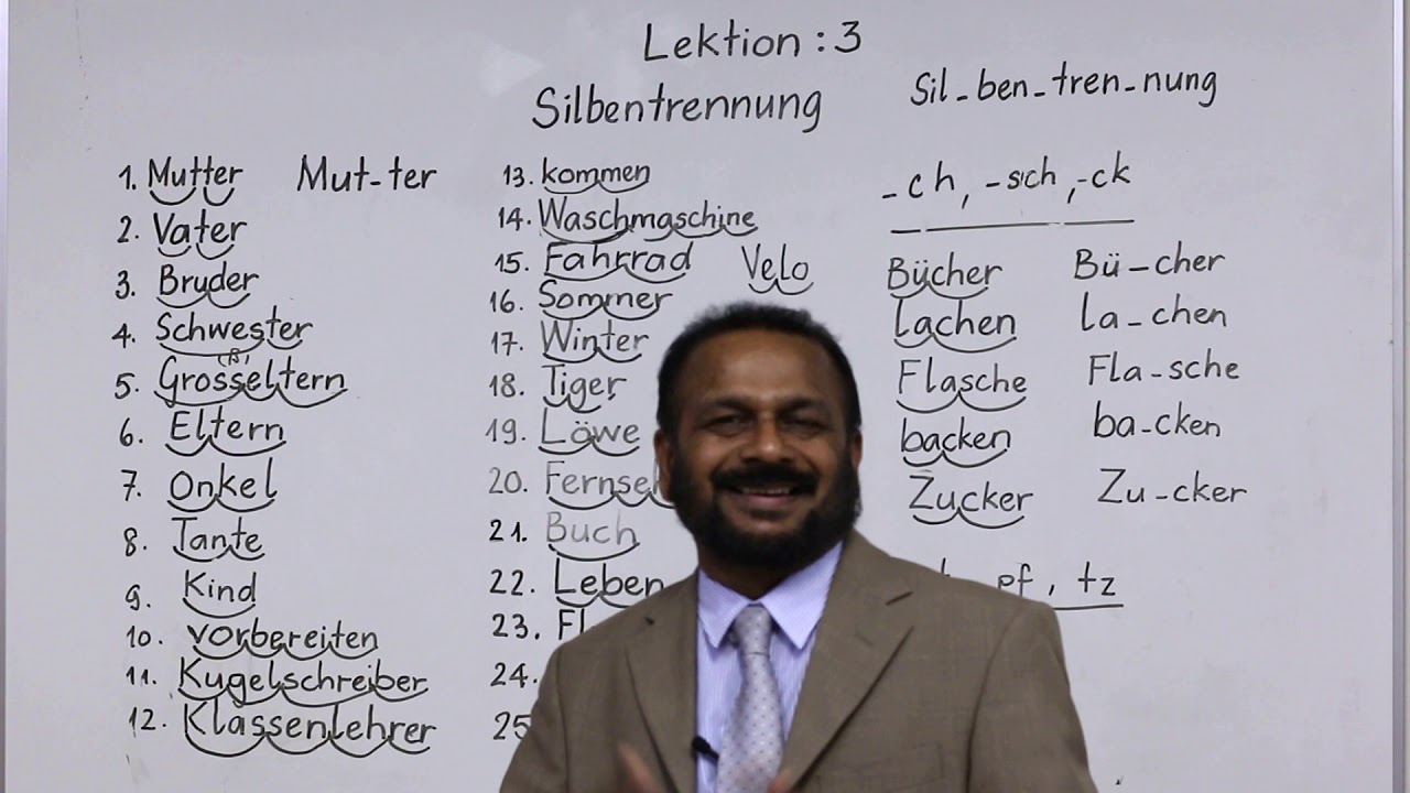 Learn German  in Tamil    Lektion 3