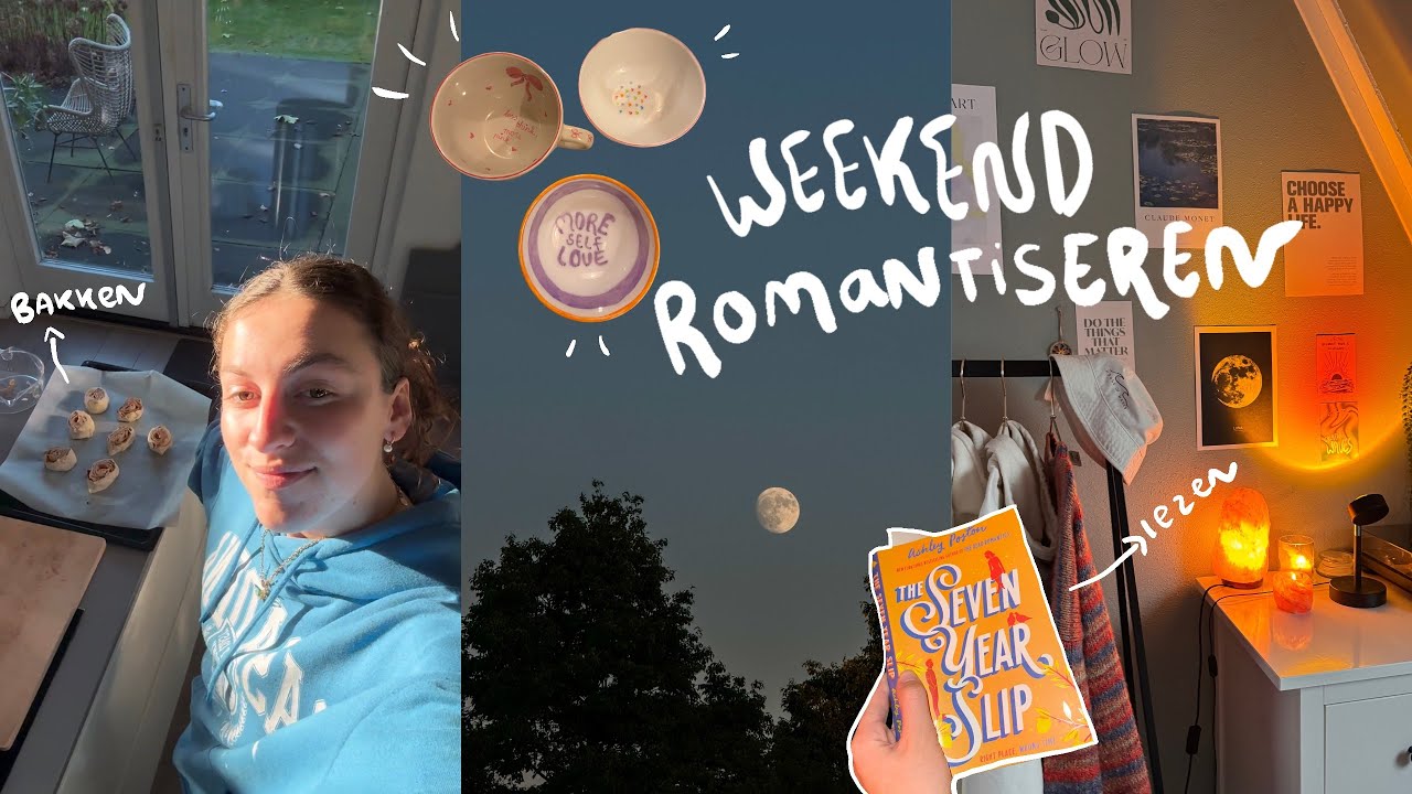 herfst weekend romantiseren | lezen, cinnamon rolls maken & mokken verven
