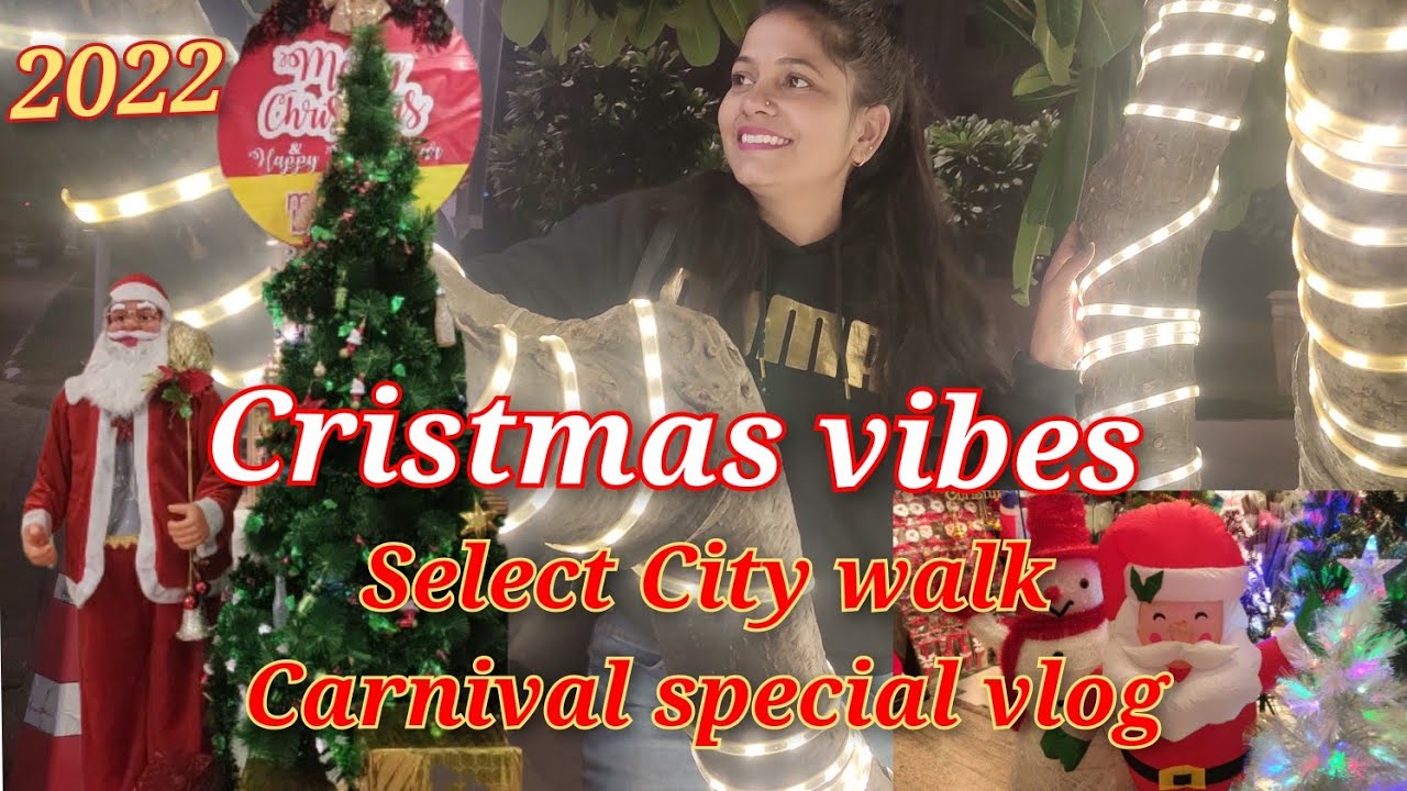 Marry Christmas 🎄/ Select City Walk Saket Cristmas carnival/ Cristmas celebration with Dance🎅