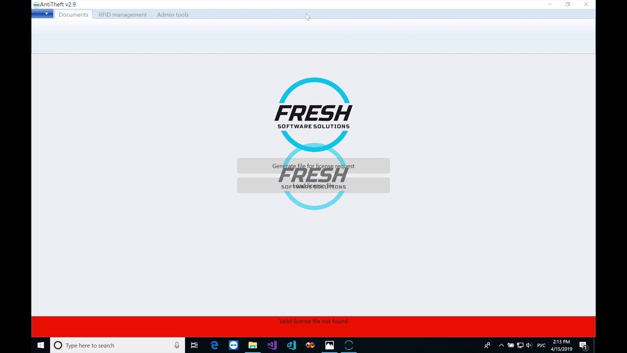 Installation software RFID Fresh http://software.fresh222.com