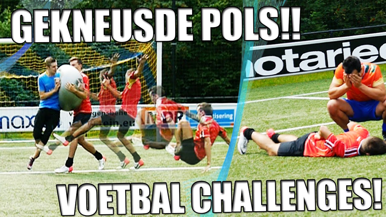 VOETBAL CHALLENGE GAAT FOUT!! GEKNEUSDE POLS!