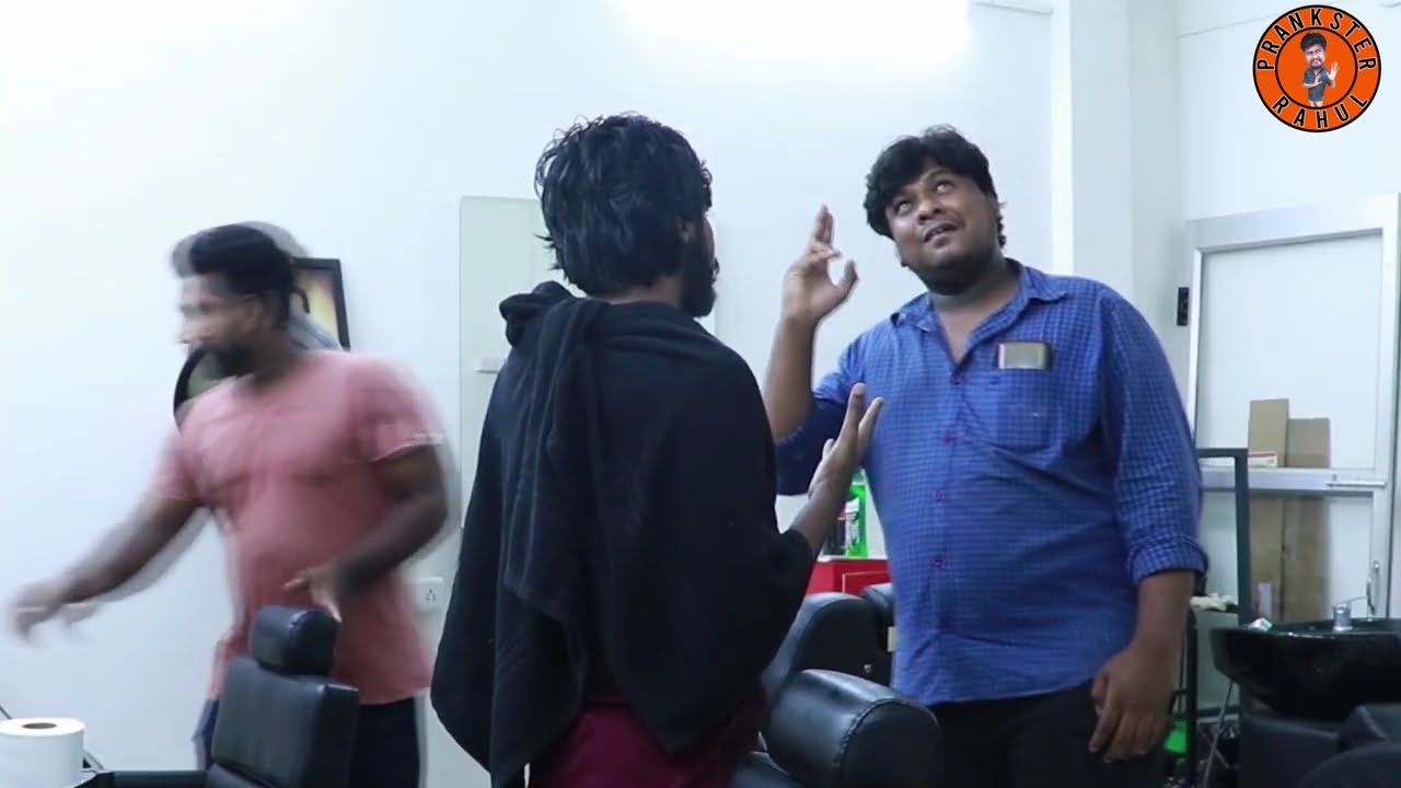 Salon Massage prank | Prankster Rahul | Tamil video | PSR India 2021