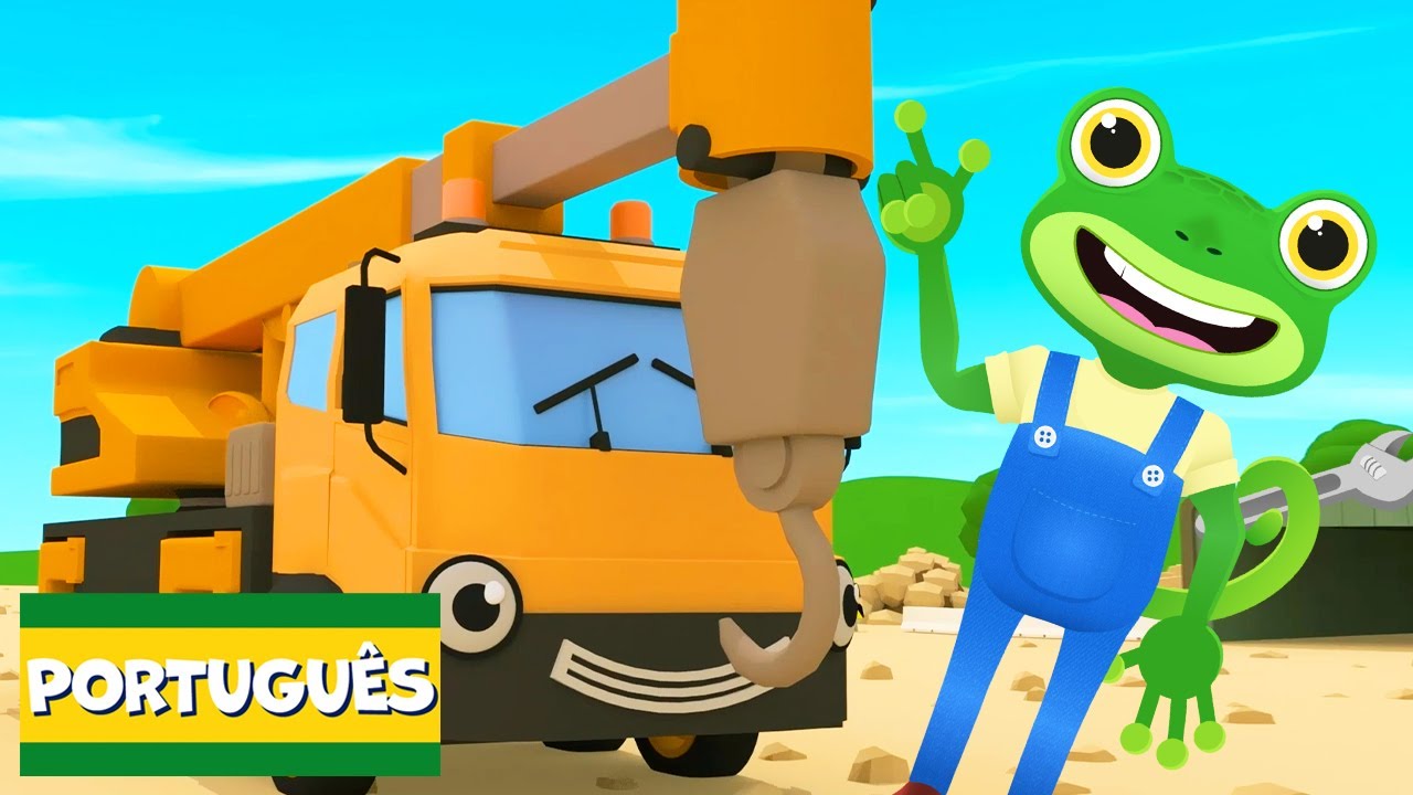 Caroline, O Guindaste | Garagem de Gecko | Carros infantis | V&iacute;deos educativos