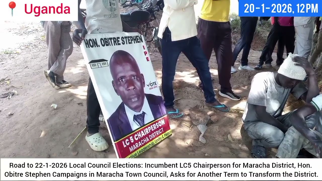 Incumbent Maracha LC5 Hon Obitre Stephen Summarizes His Campaigns as Few Hours Remain to Election