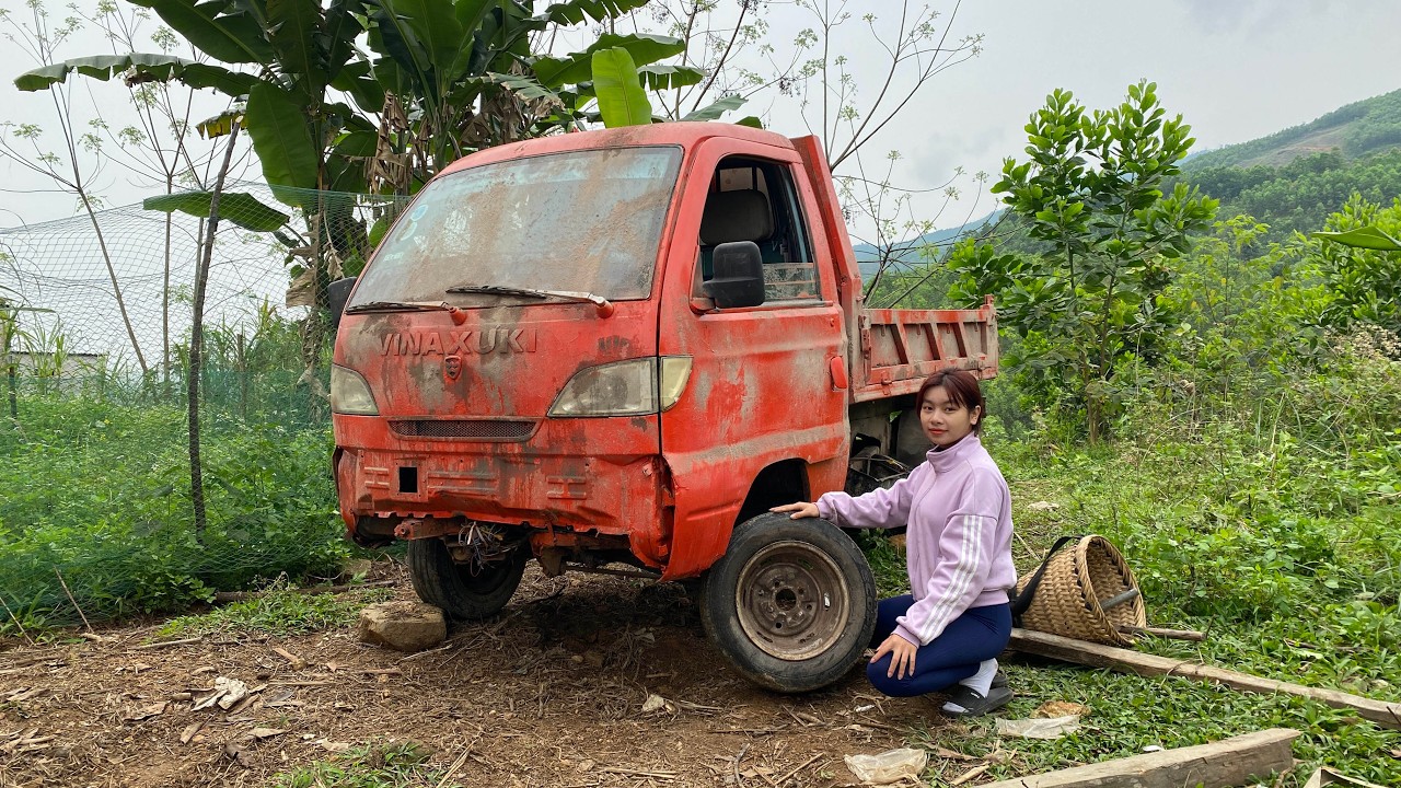 The challenge for this talented girl is to restore a 1970 VINAXUKI motorcycle.