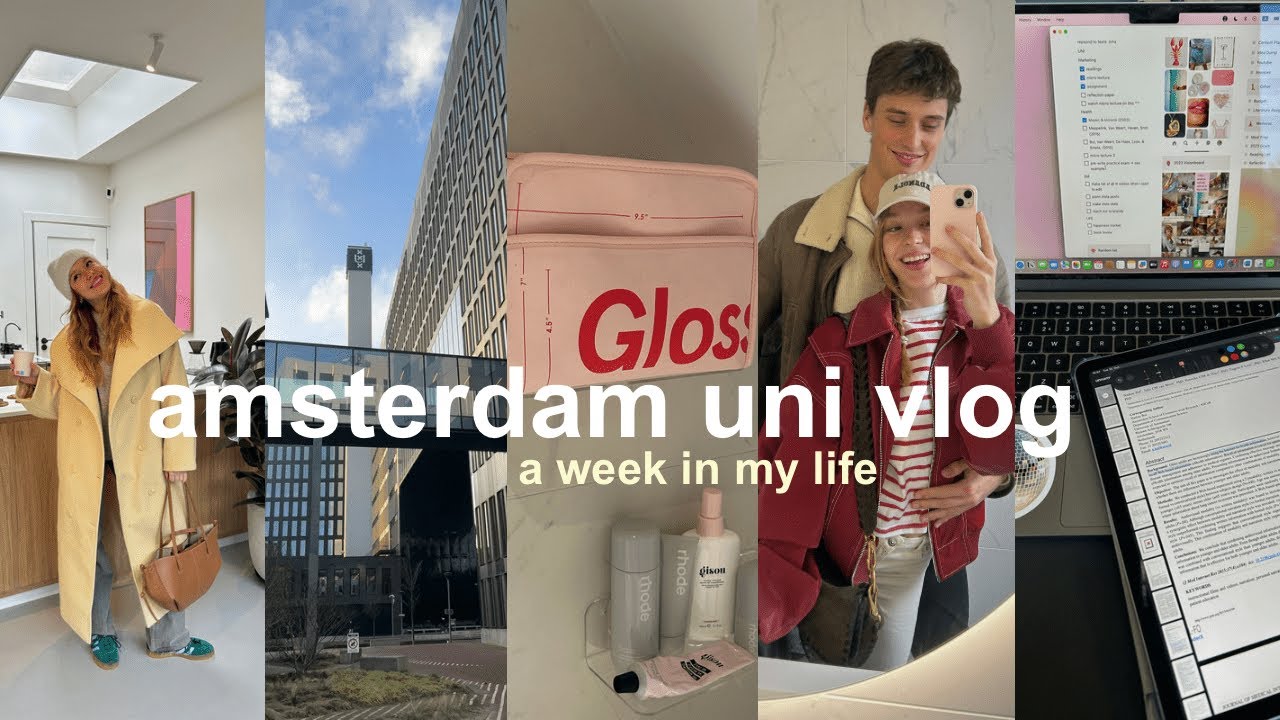 amsterdam uni vlog: a week in my life as a student at the university of amsterdam