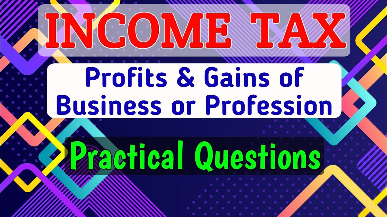#9 PGBP || Practical Questions