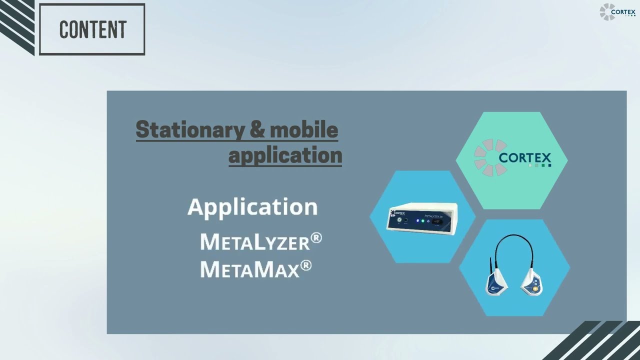 CORTEX - Knowledge Nugget - Cardiopulmonary Exercise Testing(CPET)   Stationary & Mobile Application