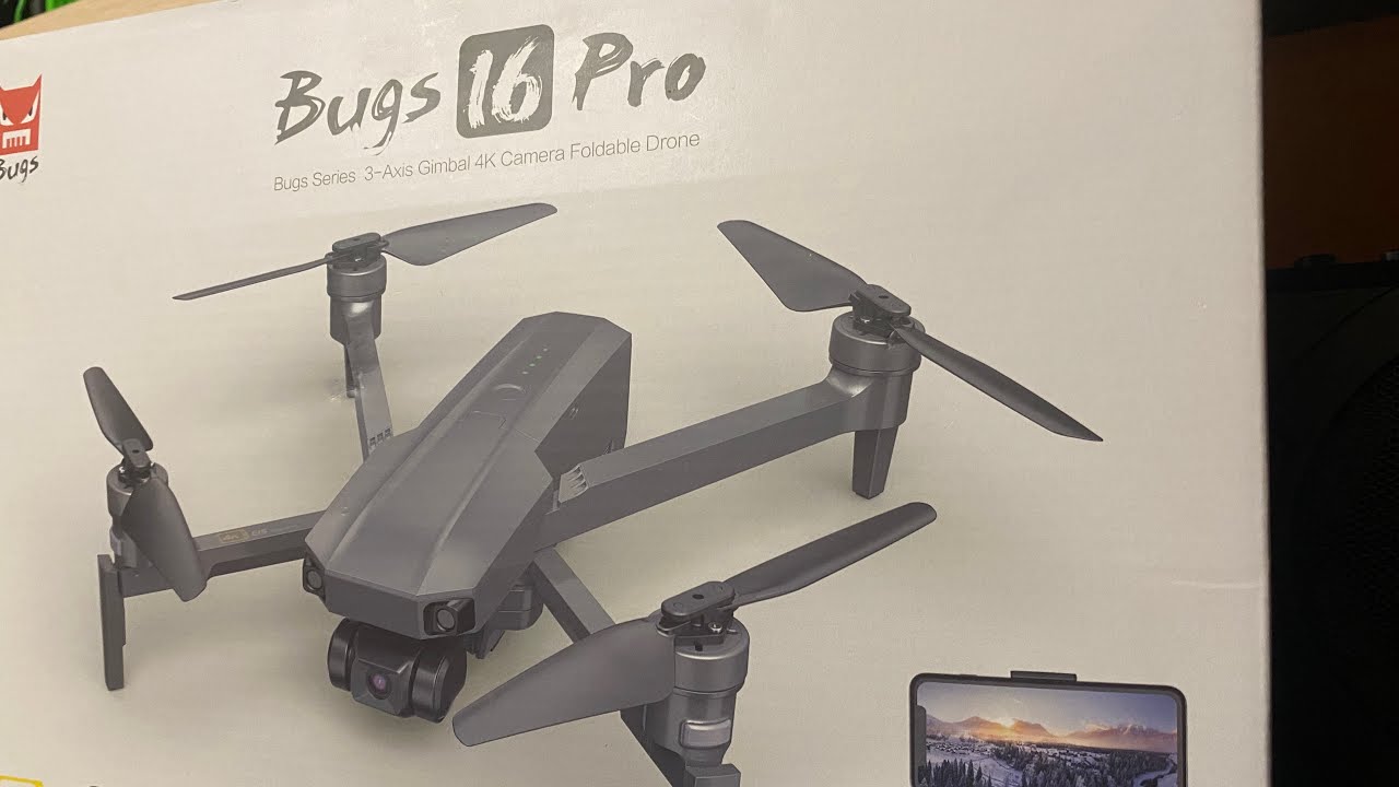 MJX Bugs 16 pro распаковка и первый полёт (тест)
