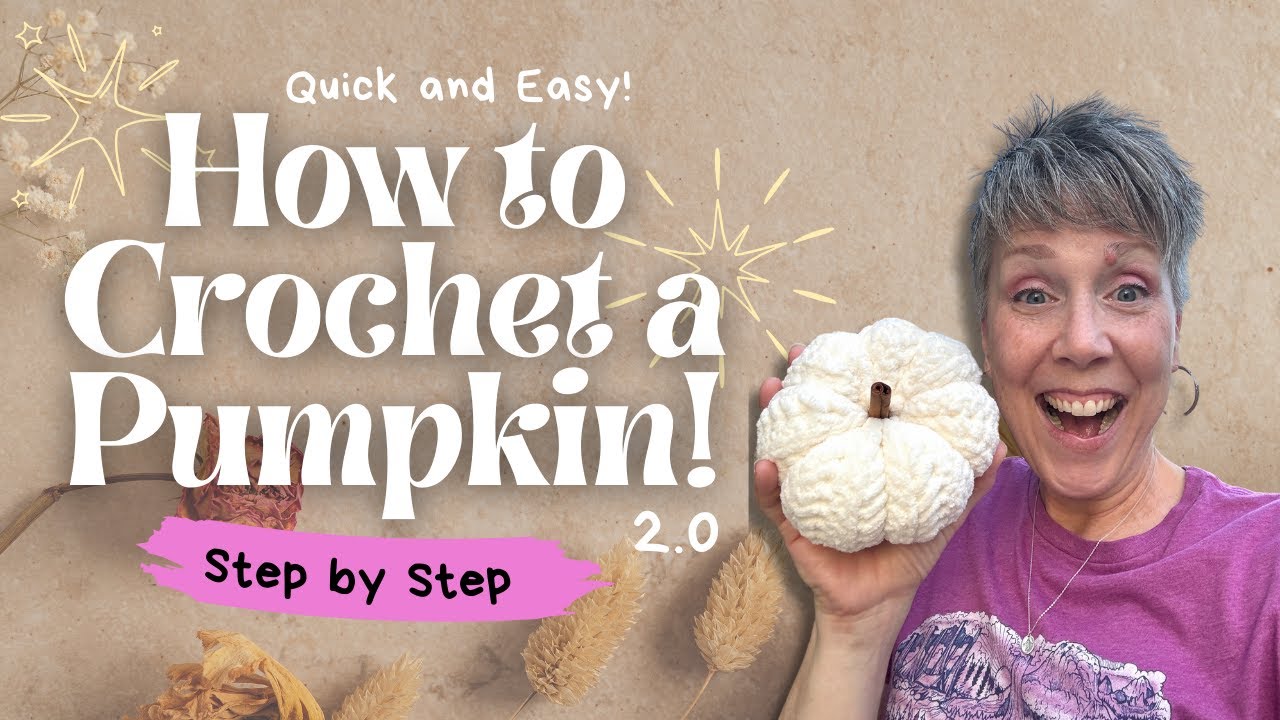 How to Crochet a Pumpkin - Easy Step-by-Step Tutorial!