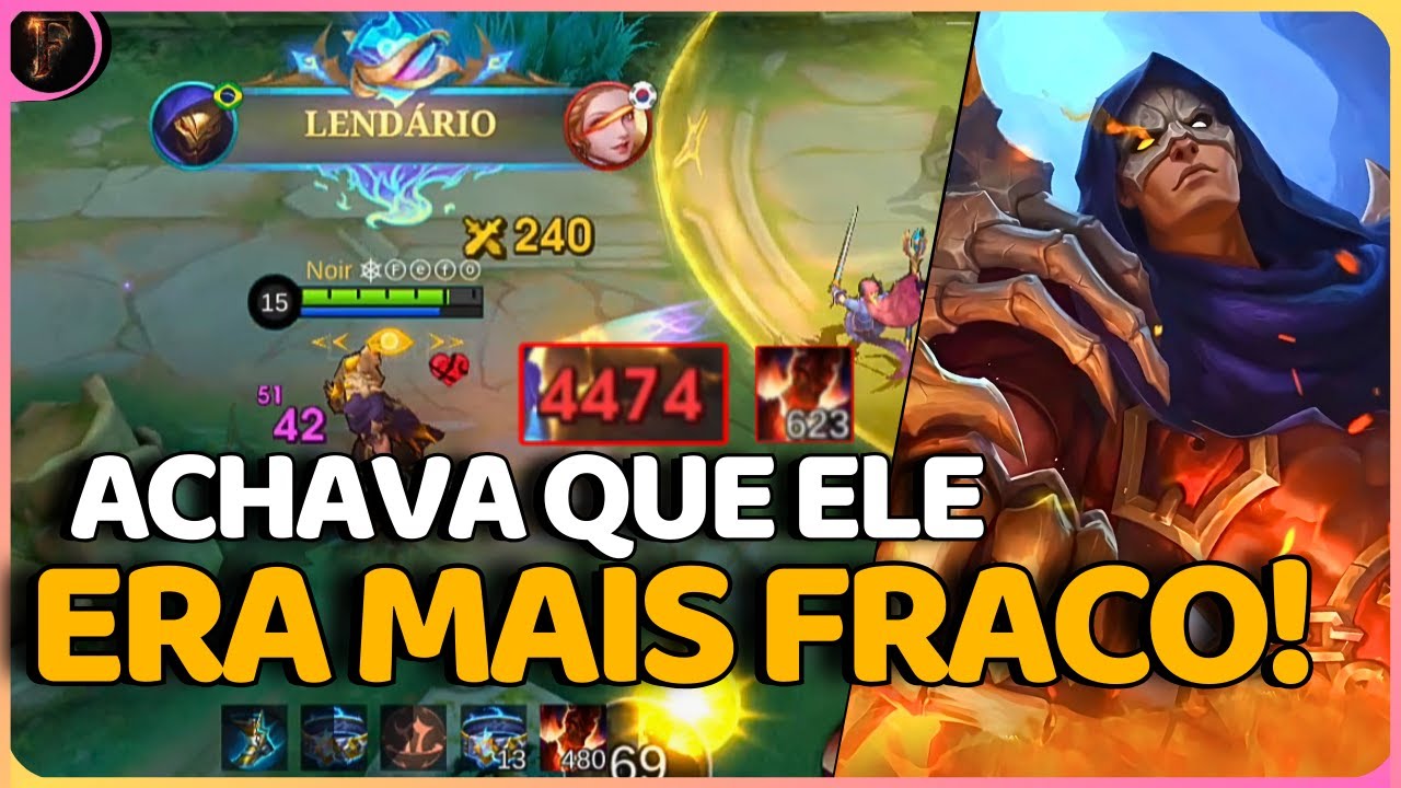 AT&Eacute; QUE &Eacute; DIVERTIDO BUSCAR ADC E MAGO COM ELE KKK - ALDOUS GAMEPLAY | Mobile Legends