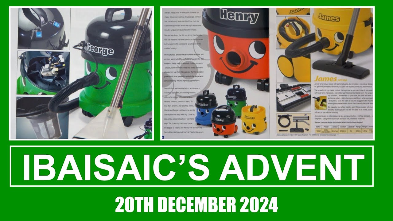 Numatic Homecare Vacuum Cleaner Brochure 2005 - Henry, James, Charles & George