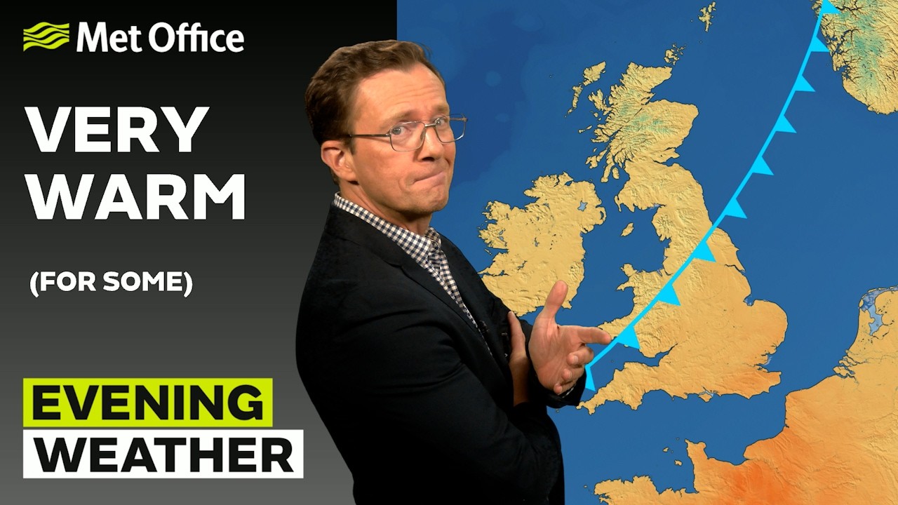 24.09.2026 &mdash; Тепло, дожди и туман &mdash; Вечерний прогноз погоды в Великобритании &mdash; Met Office Weather