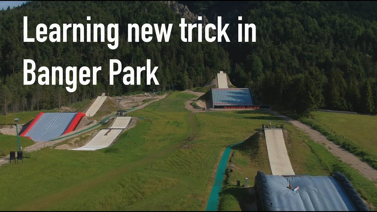 Learning New Snowboard Tricks in Banger Park