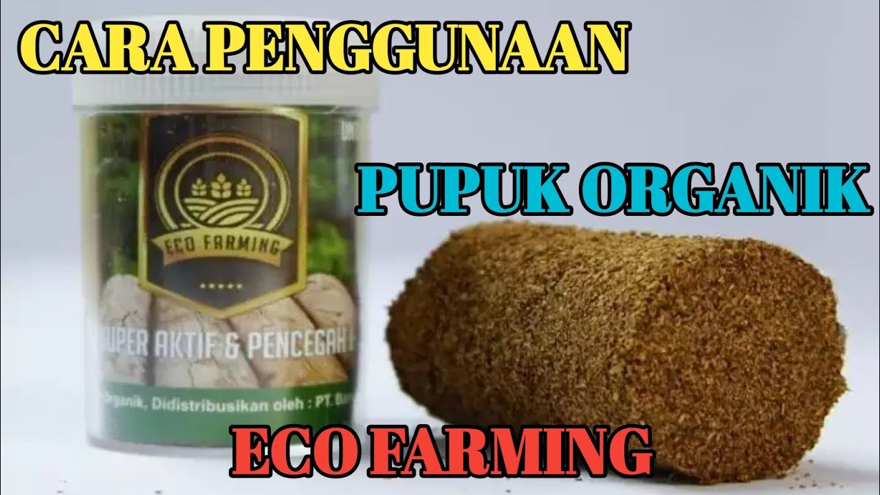 Cara Penggunaan Pupuk Organik Eco Farming