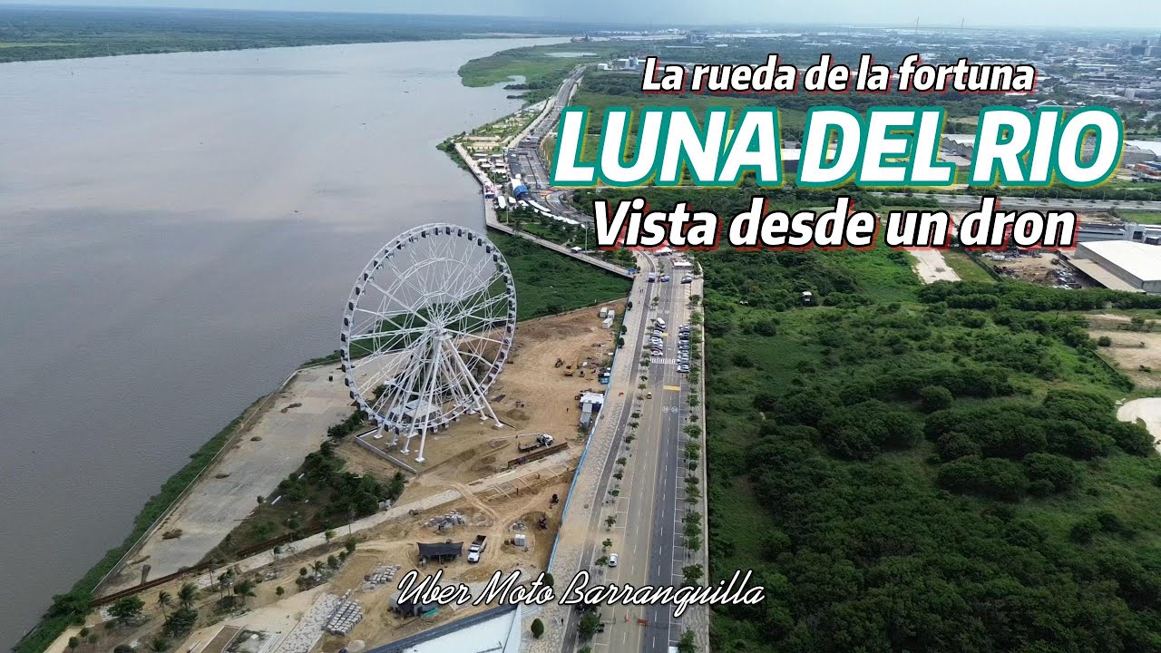 LUNA DEL RIO vista desde un DRON