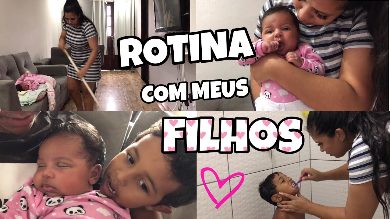 ROTINA COM UM RECEM NASCIDO E UMA CRIANÇA DE 4 ANOS