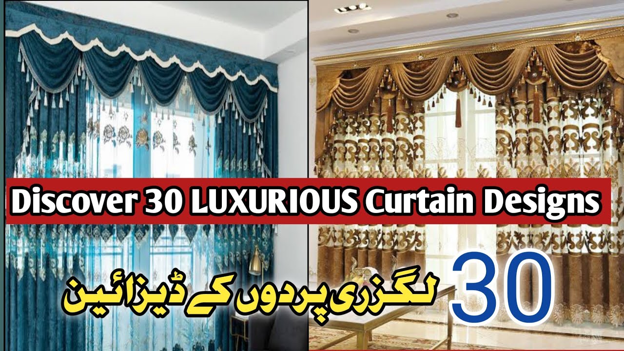 Discover 30 LUXURIOUS Curtain Designs You Will LOVE!