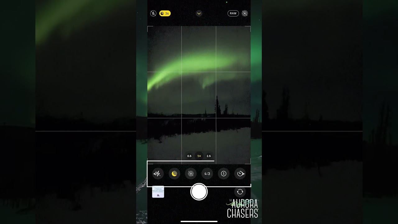 Как фотографировать северное сияние на iPhone