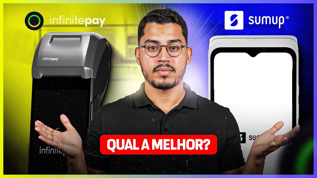 SumUp ou InfinitePay: QUAL MAQUININHA VALE MAIS a PENA em 2025? [COMPARATIVO COMPLETO]