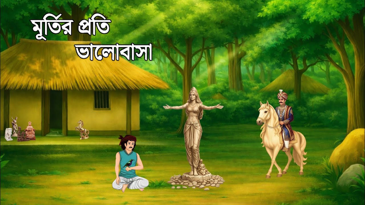 মূর্তির প্রতি ভালোবাসা | rupkothar golpo | cartoon rupkothar golpo | Bangla golpo | Bangla cartoon 