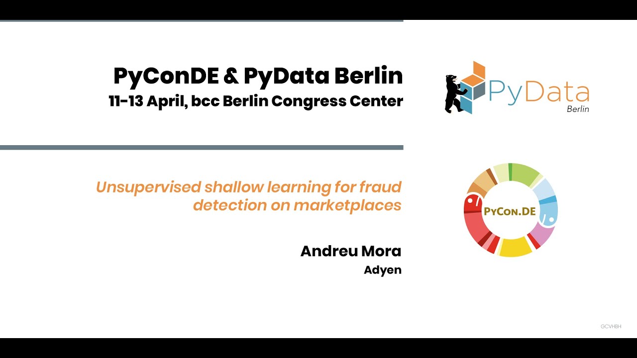 Andreu Mora: Unsupervised shallow learning for fraud detection on marketplaces