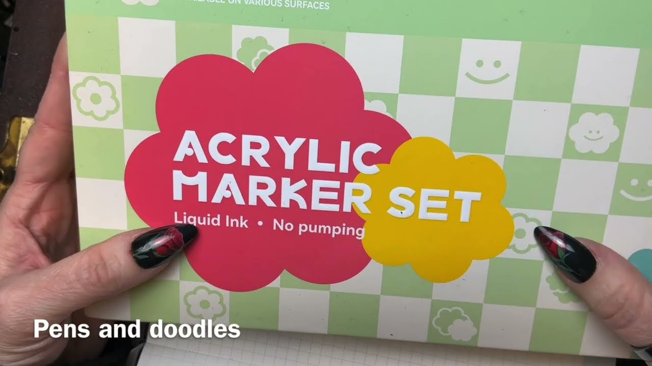 Arrtx acrylic marker pens