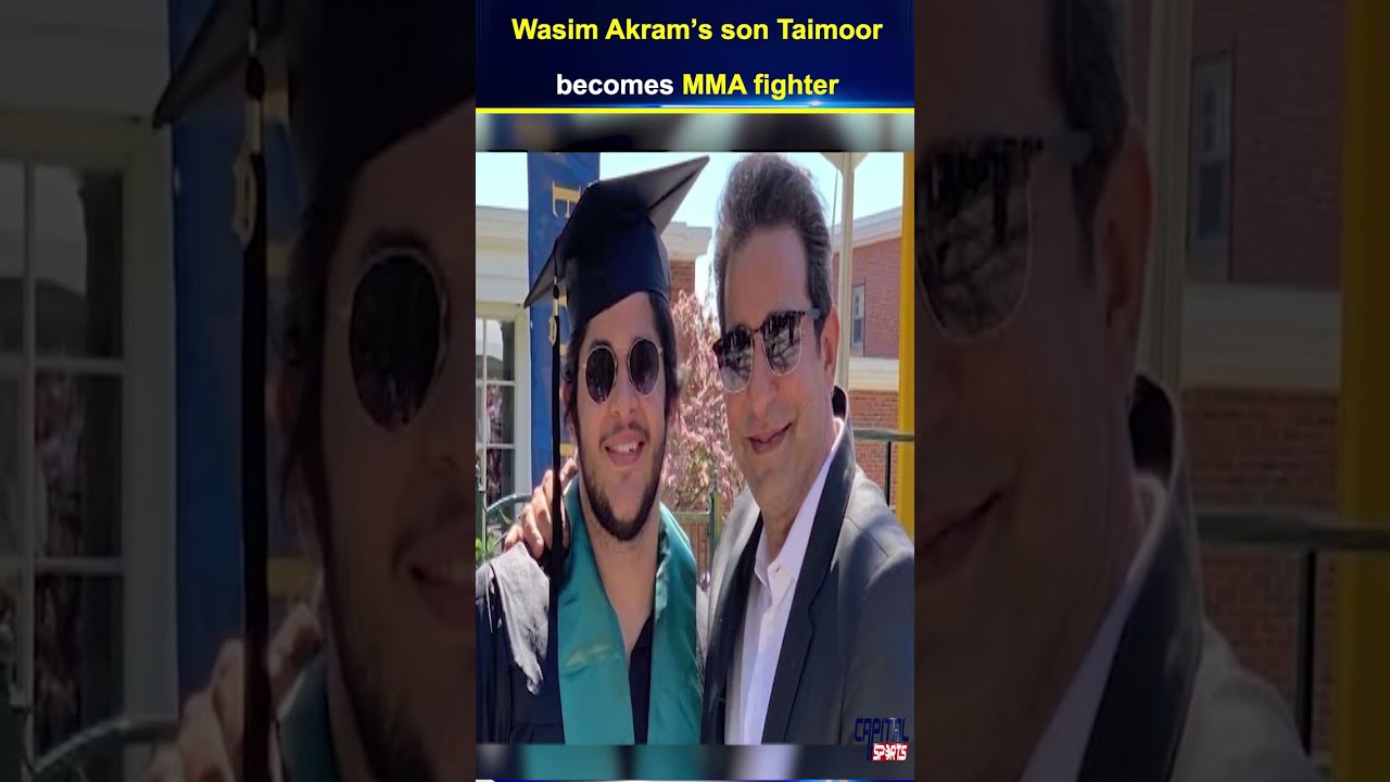 Wasim Akram’s son Taimoor becomes MMA fighter | Sports News | Capital Sports