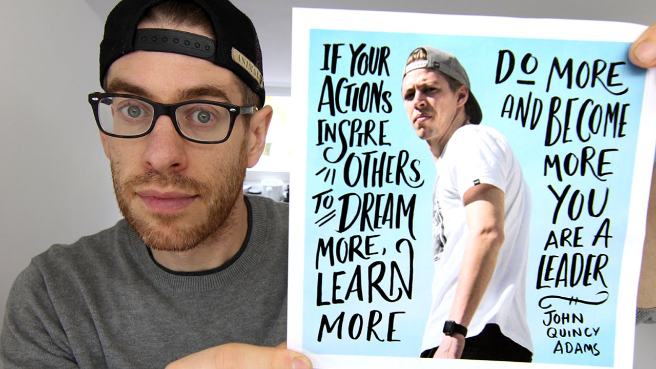How I produce Hand Lettering round a photo - Tutorial