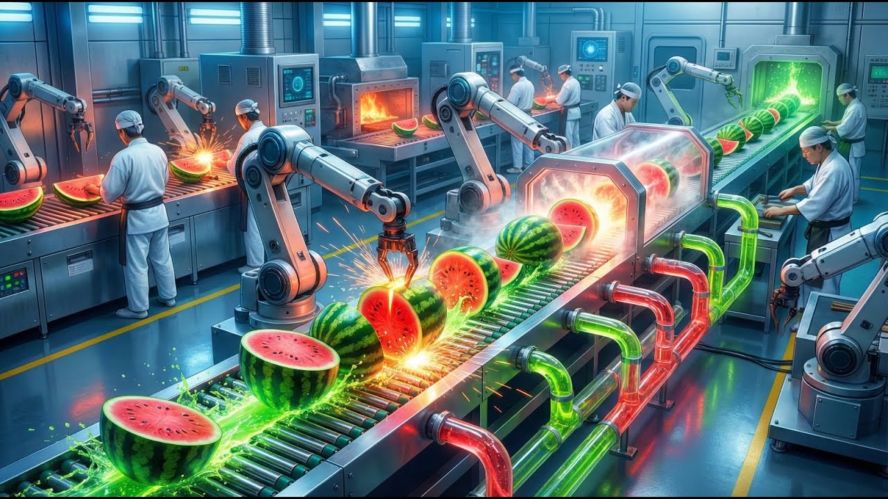 How Watermelon Juice Is Made Crystal Clear (The Secret Step Food Companies Hide)