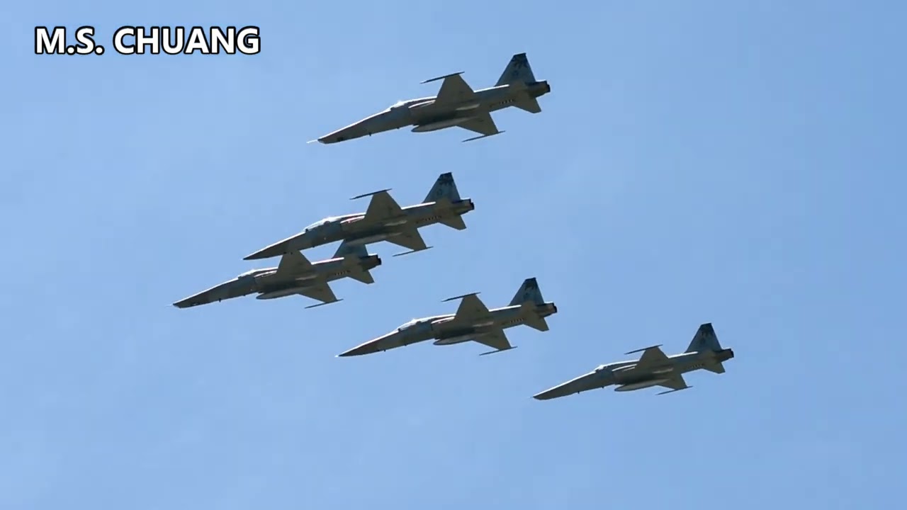 114/07/04【軍隊】空軍RF-5E偵察機及F-5戰鬥教練機 除役典禮