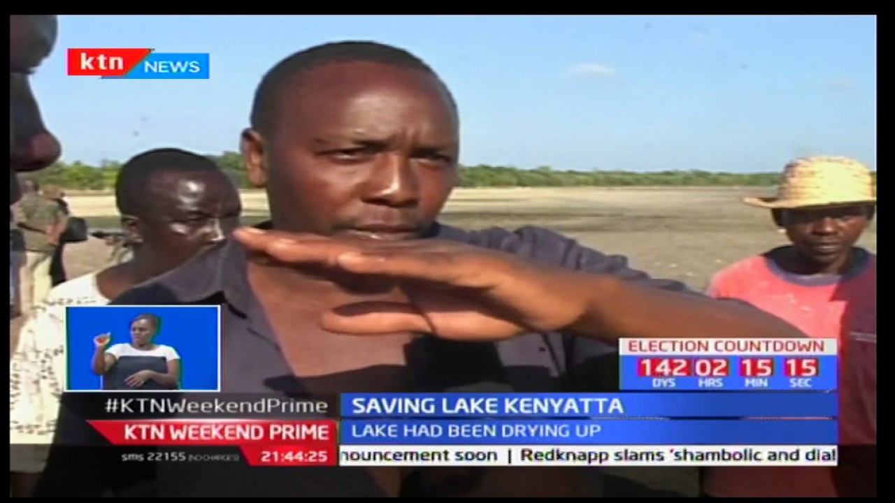 Residents of Lamu-Mpeketoni area seek to save Lake Kenyatta after drying due to drought