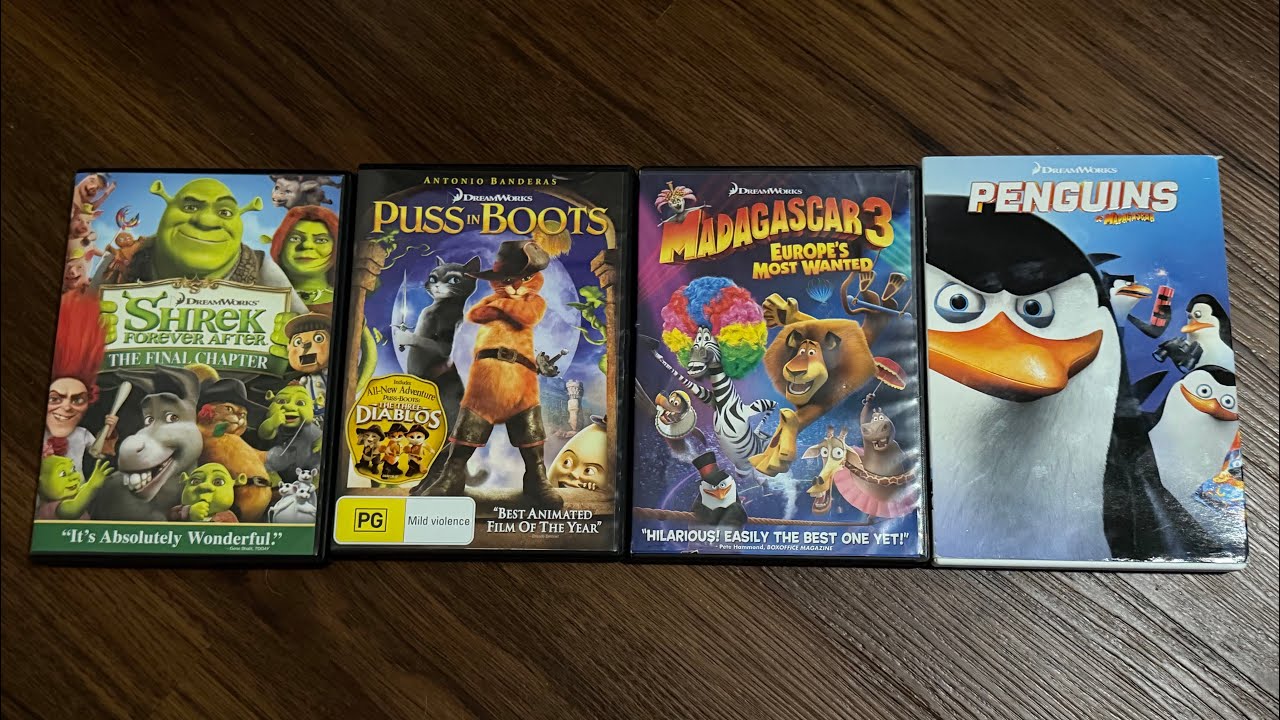 My DreamWorks Animation 2010s DVD Collection 