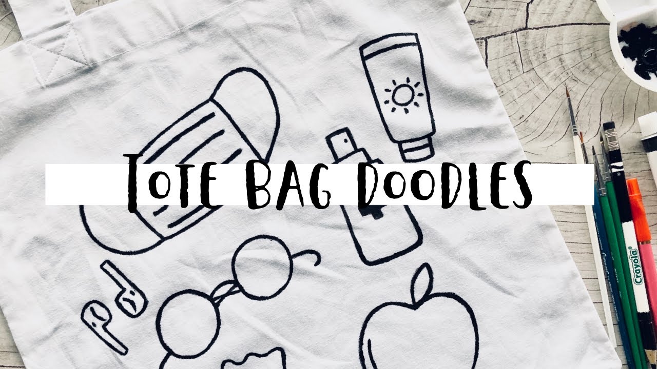 Doodles on a Tote Bag | Doodles by Sarah