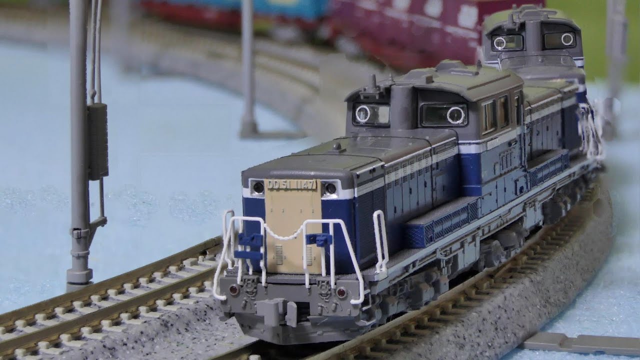 KATOの旧製品　DD51ーA更新色（青）がやって来ました。（Nゲージ）